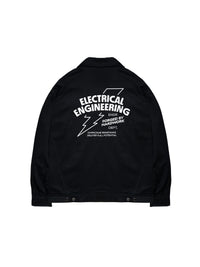 Stator Engr Dept Series Black Electrical Workjacket