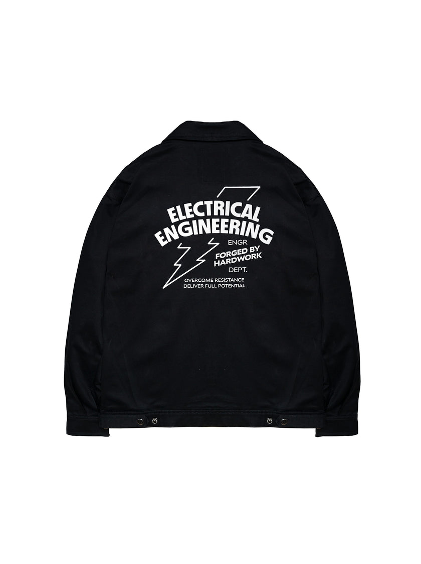 Stator Engr Dept Series Black Electrical Workjacket