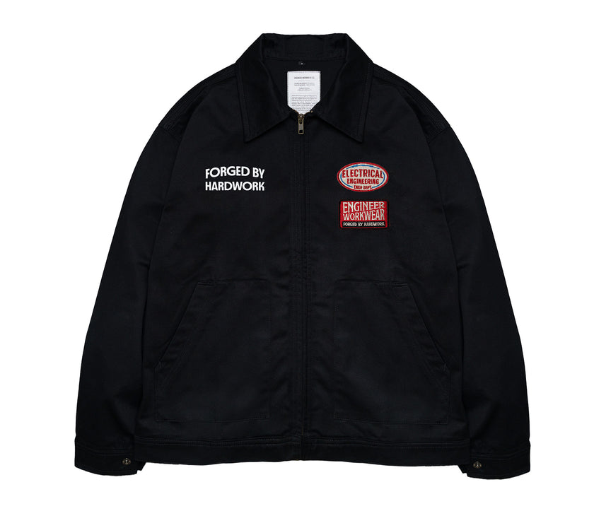 Stator Engr Dept Series Black Electrical Workjacket
