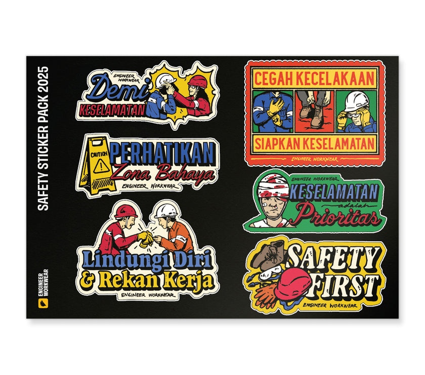 Engineer Workwear - Safety Sticker Pack