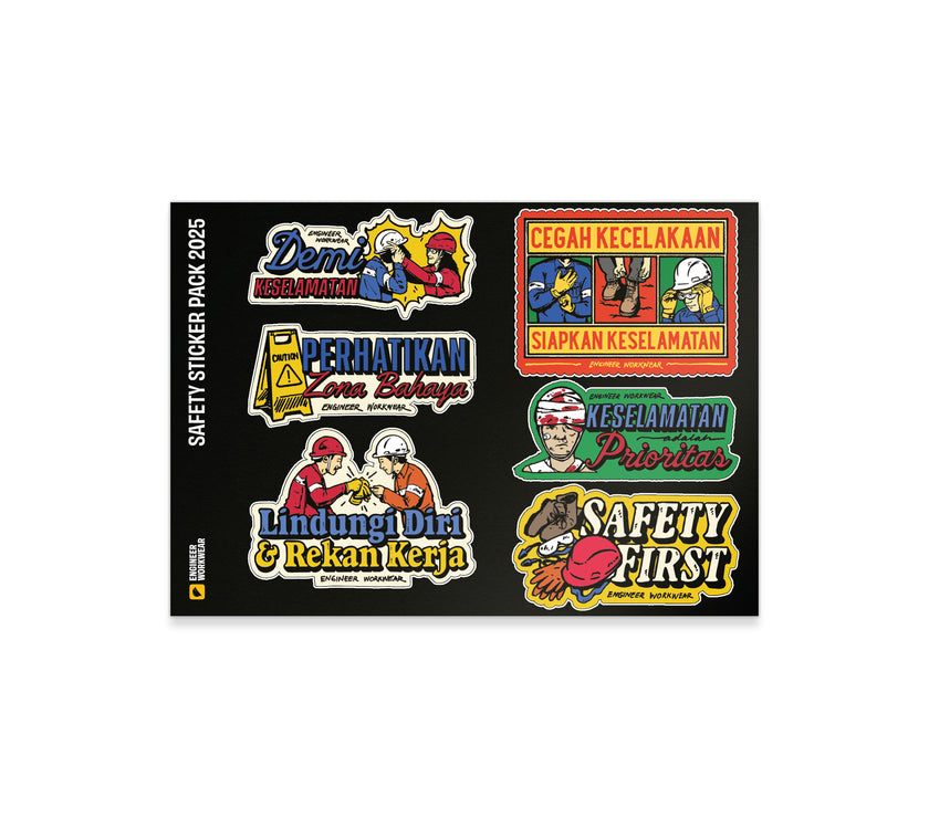 Engineer Workwear - Safety Sticker Pack