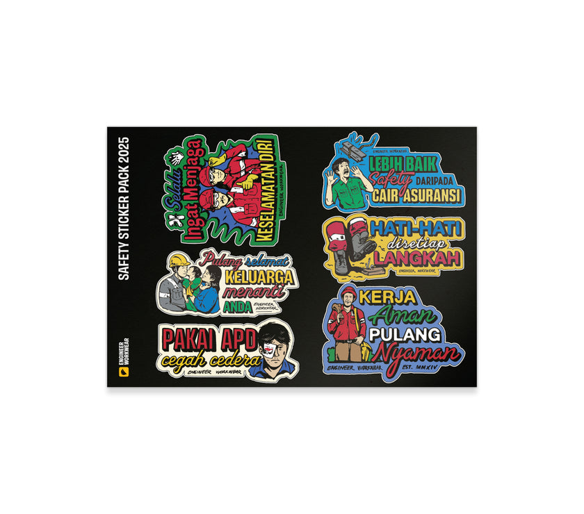 Engineer Workwear - Safety Sticker Pack