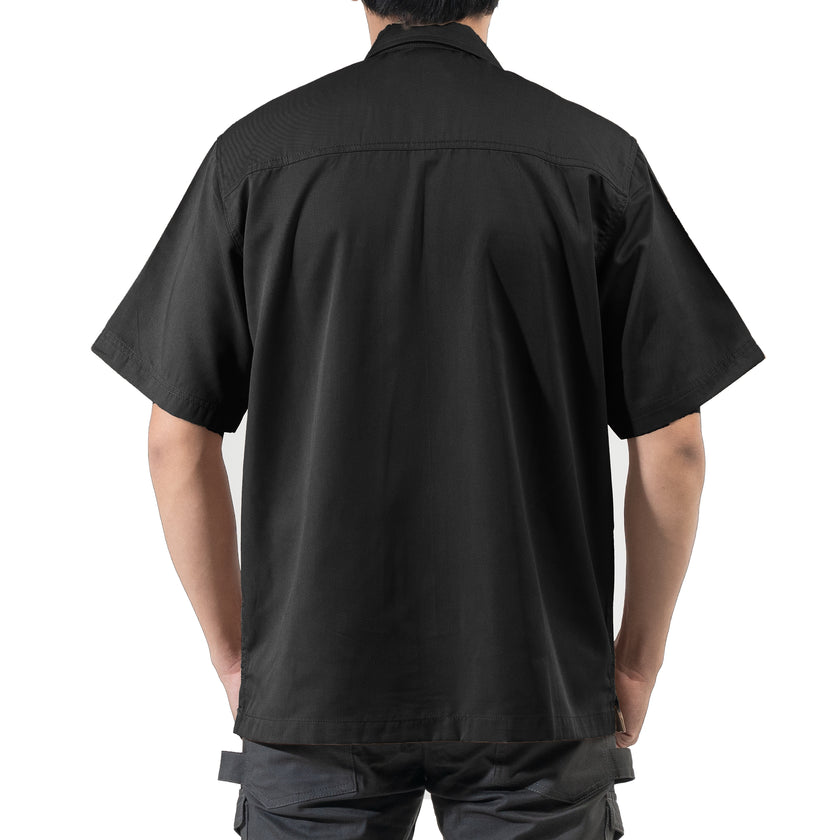 STEWARD BLACK - Workshirt Basic Regular