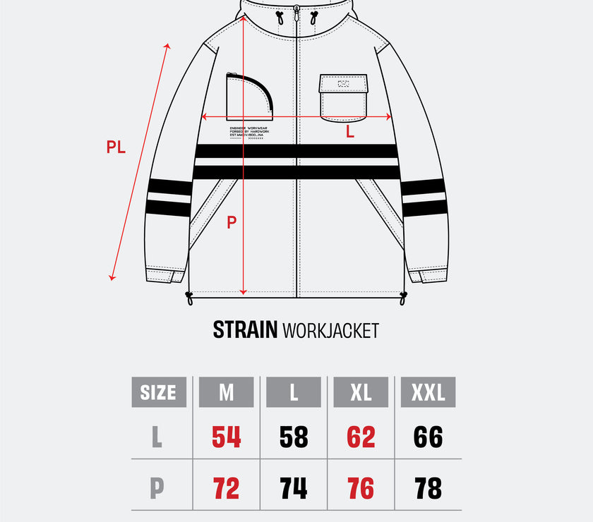STRAIN SERIES - Reflector Jacket Water Repellent