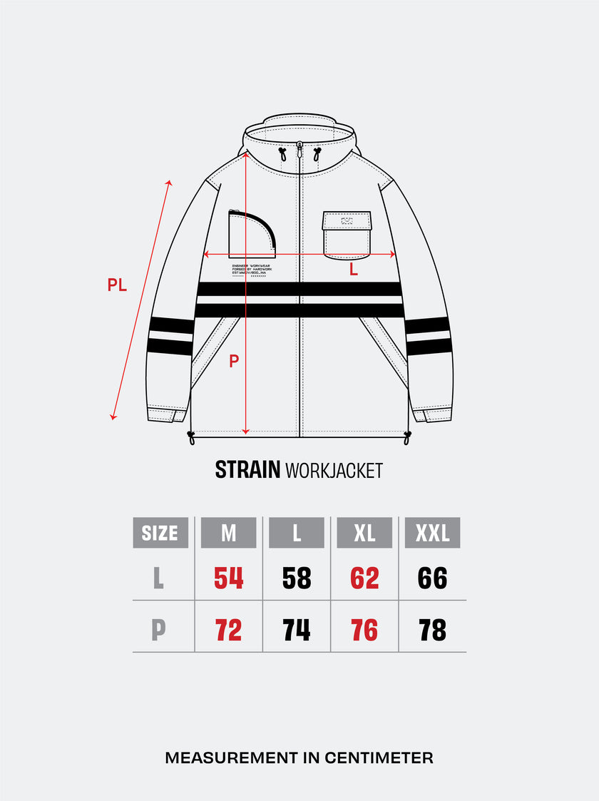 STRAIN SERIES - Reflector Jacket Water Repellent