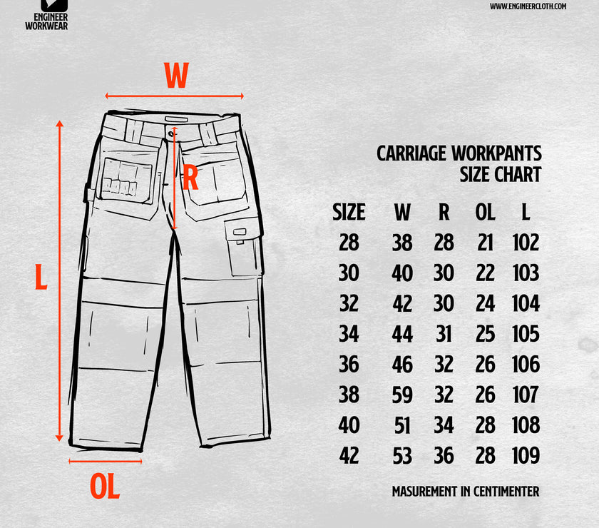 CARRIAGE KHAKI - Cargo Workpants