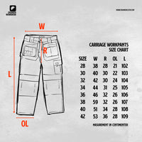 CARRIAGE CHARCOAL - Cargo Workpants