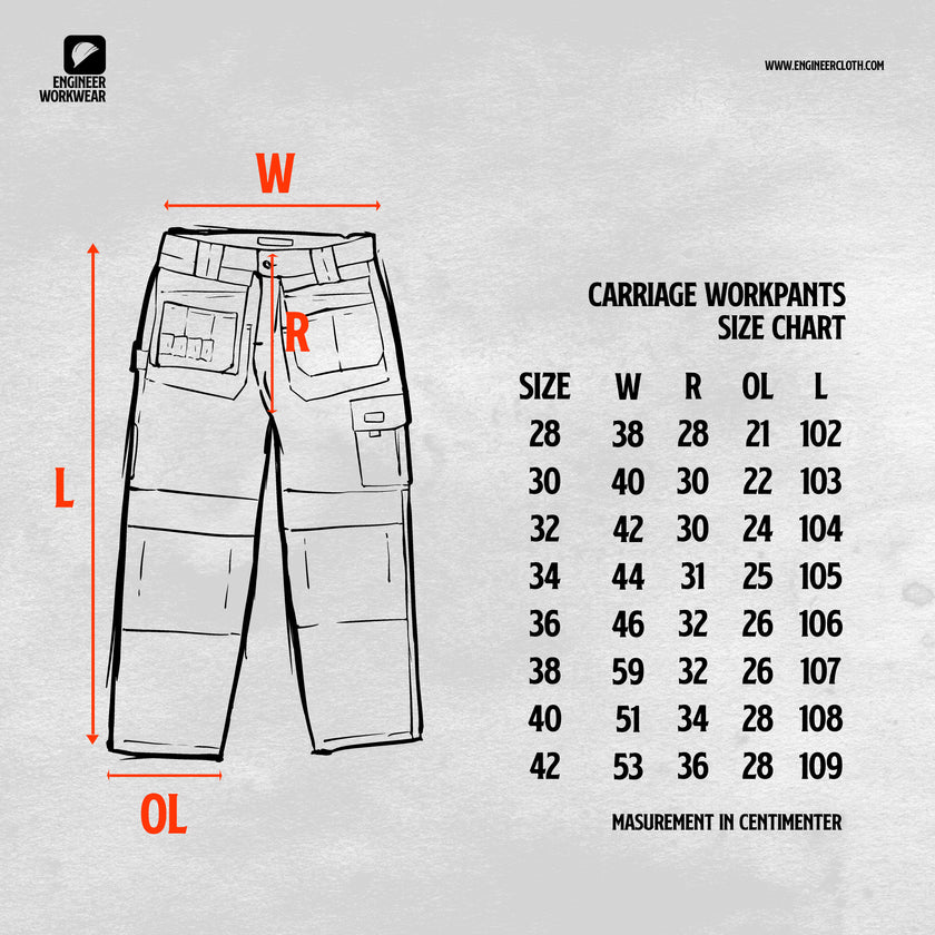 CARRIAGE BLACK - Cargo Workpants