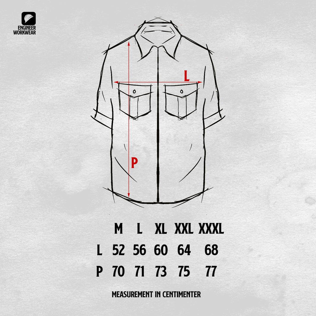 Struct Workshirt Kemeja Lapangan Lengan Pendek Reguler Fit
