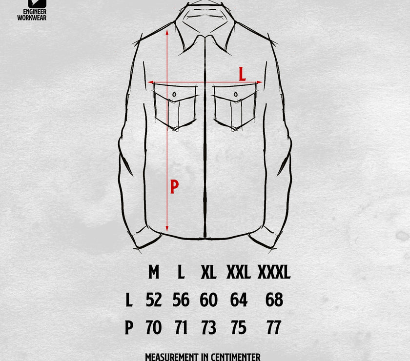 BASIC CHARCOAL LS - Workshirt Basic Regular