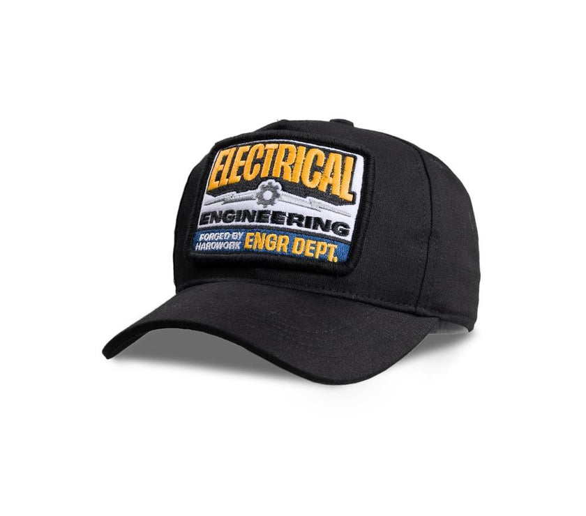 Engineer Workwear - Mosfet Engr Dept Series Black Electrical Cap