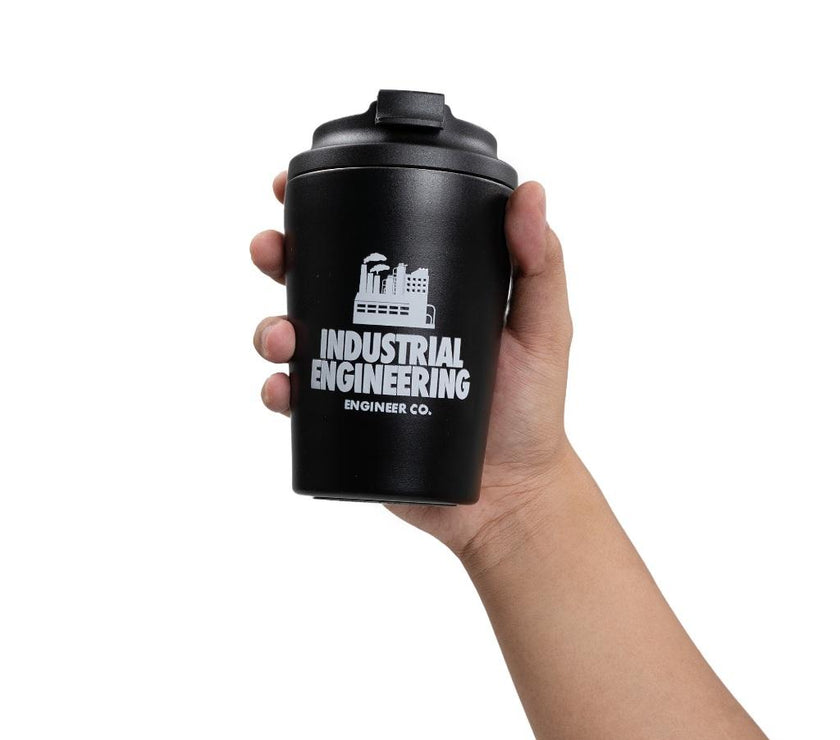 Engineer Workwear - Brick Engr Dept Series Black Industrial Tumbler