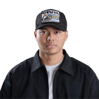 Engineer Workwear - Culvert Engr Dept Series Black Civil Cap