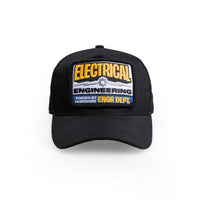 Engineer Workwear - Mosfet Engr Dept Series Black Electrical Cap