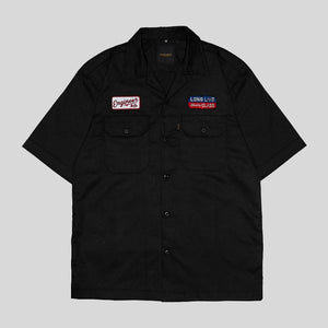 Sparkline - Boxy Workshirt Black Electrical Engr Dept Series