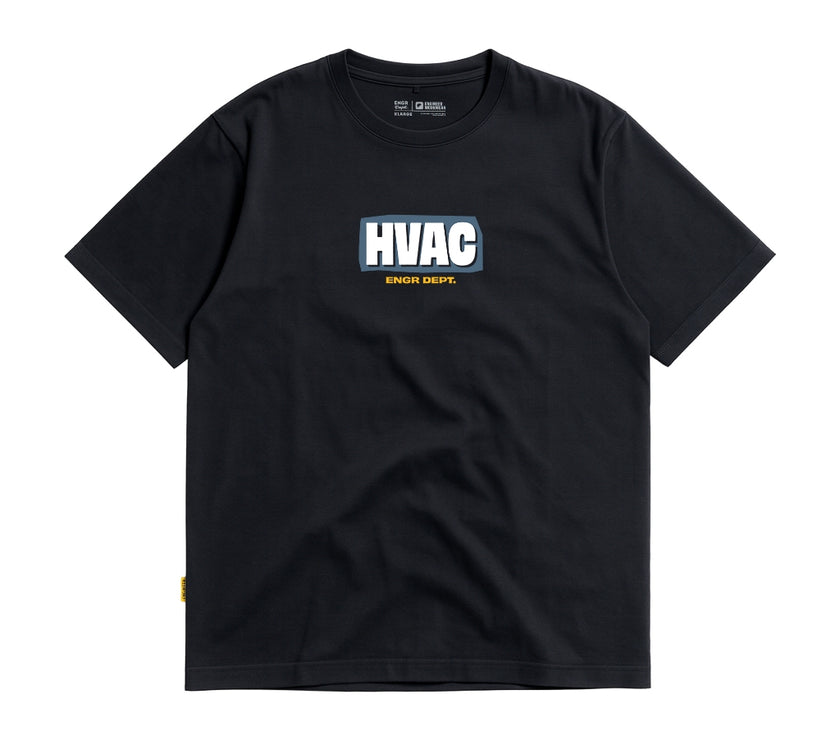 Thermo Engr Dept Series Black HVAC Tshirt