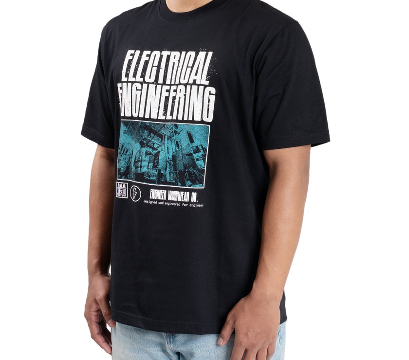 Eltron Engr Dept Series Black Electrical Tshirt