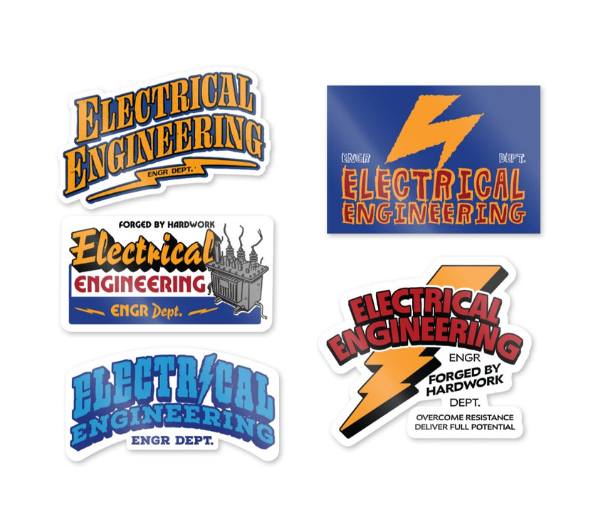 Engineer Workwear - Engr Dept Series - Electrical Dept Sticker