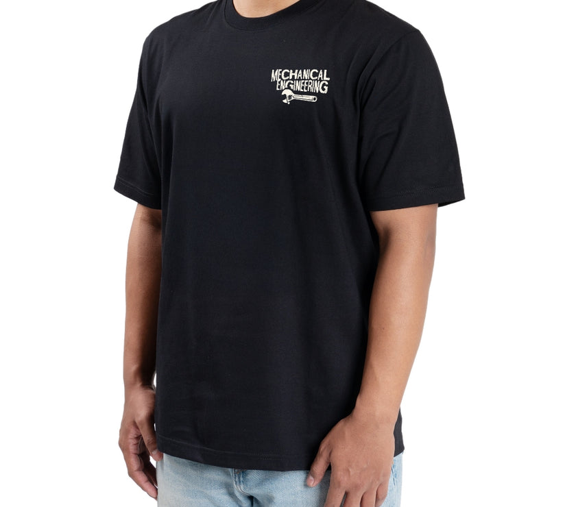 Gasket Engr Dept Series Black Mechanical Tshirt