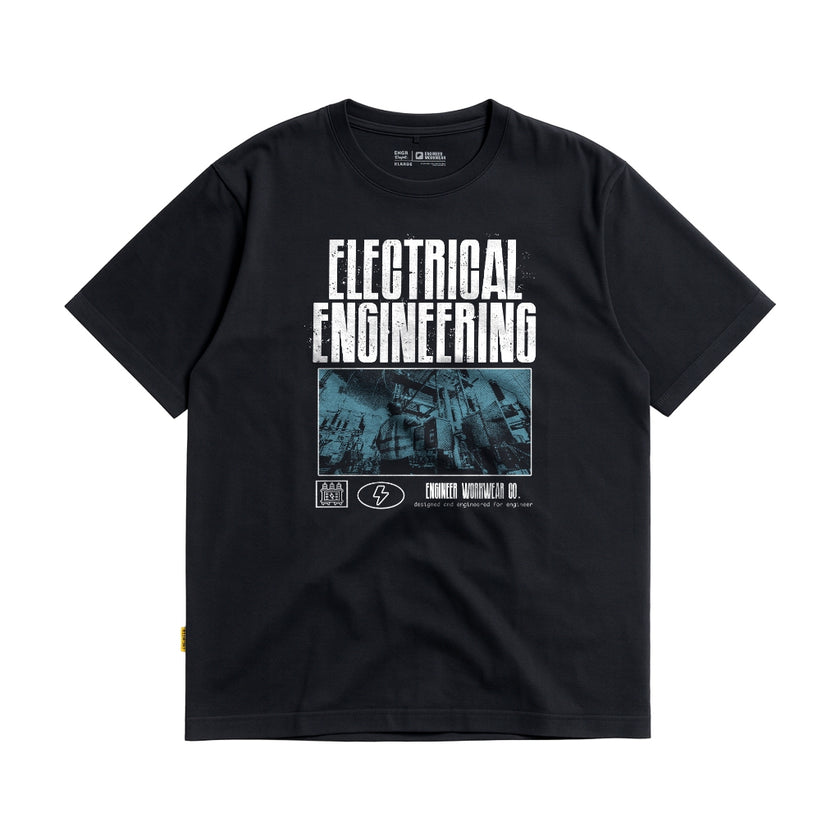 Eltron Engr Dept Series Black Electrical Tshirt