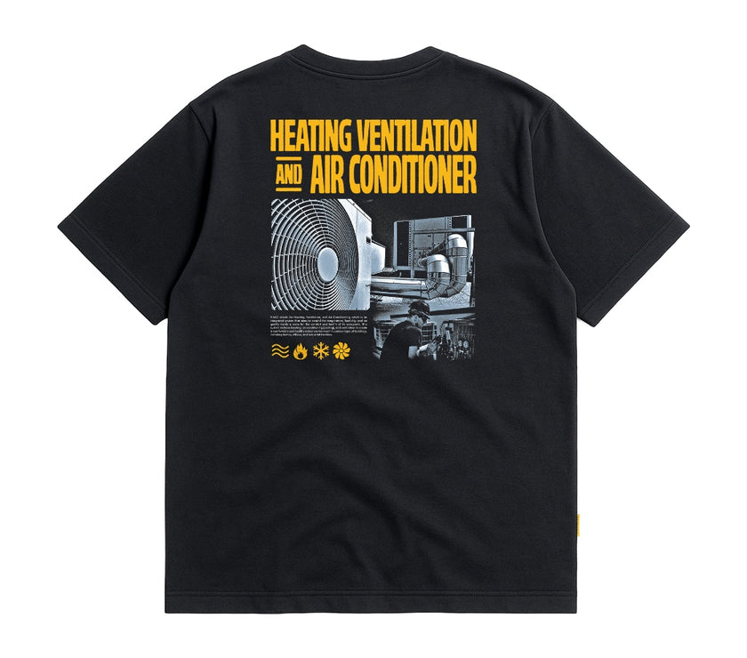 Thermo Engr Dept Series Black HVAC Tshirt