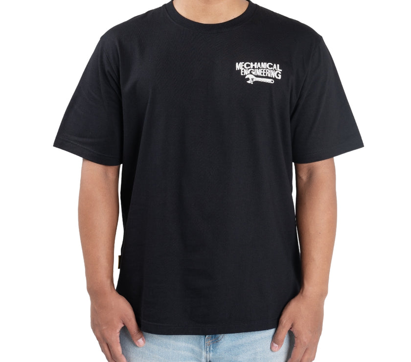 Gasket Engr Dept Series Black Mechanical Tshirt