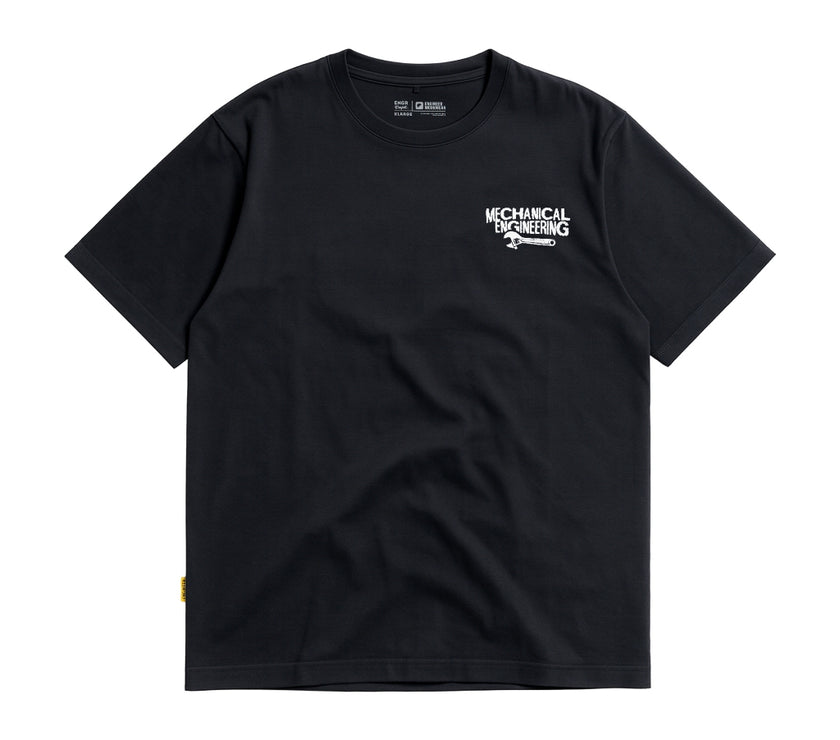 Gasket Engr Dept Series Black Mechanical Tshirt
