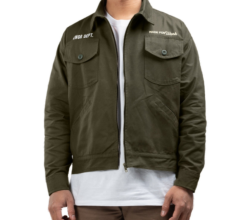 Engineer Workware Engineer Workwear - Worksmith Engr Dept Series Army Casual Workjacket