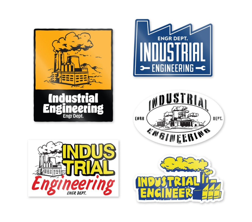 Process Engineering Sticker Kit Engineer Workwear - Engr Dept Series - Industrial Dept Sticker