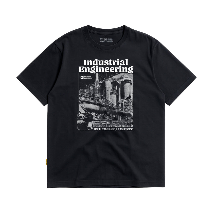 Engineer Workwear -  Engr Dept Series Black Tshirt