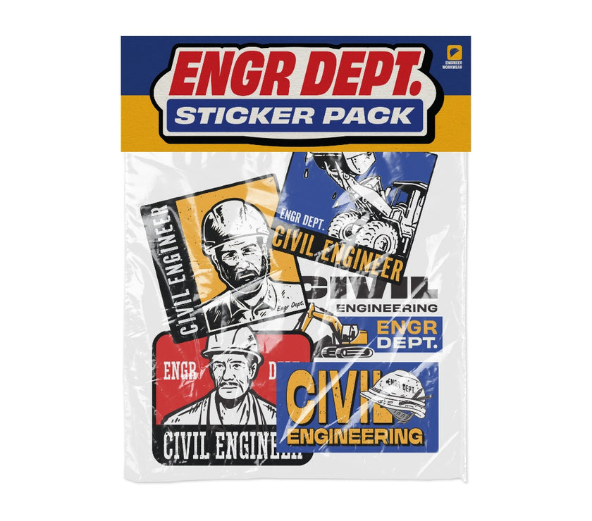 Engineer Workwear - Engr Dept Series - Civil Dept Sticker
