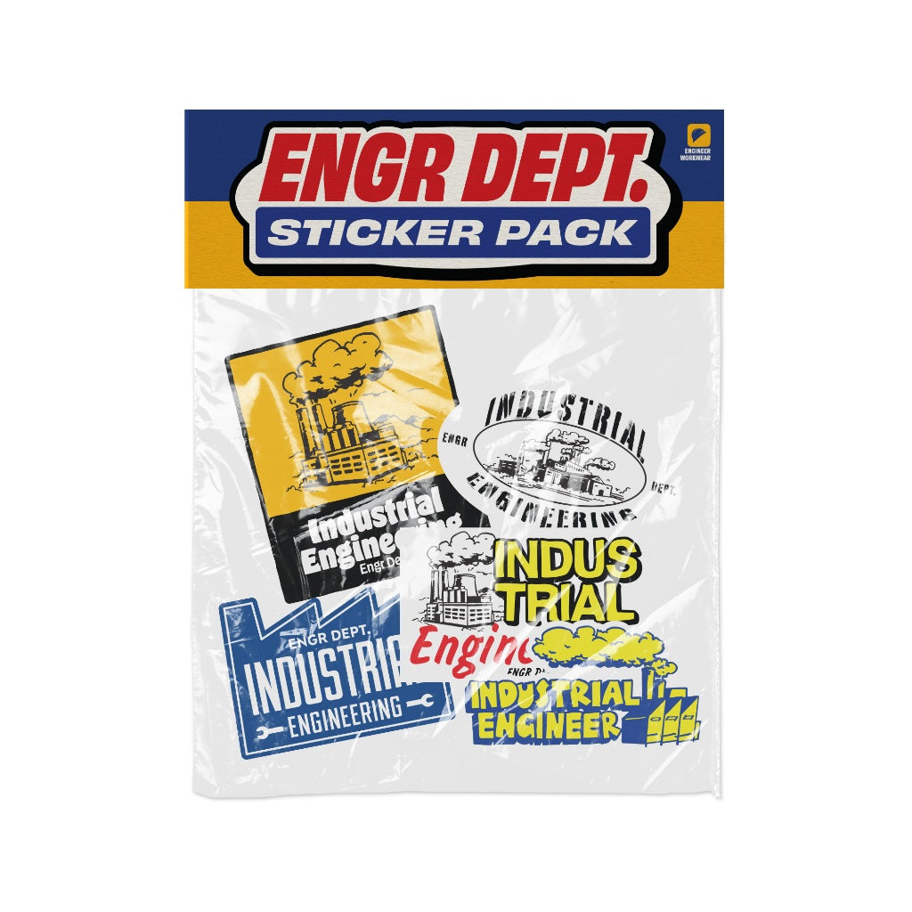 Engineer Workwear - Engr Dept Series - Industrial Dept Sticker