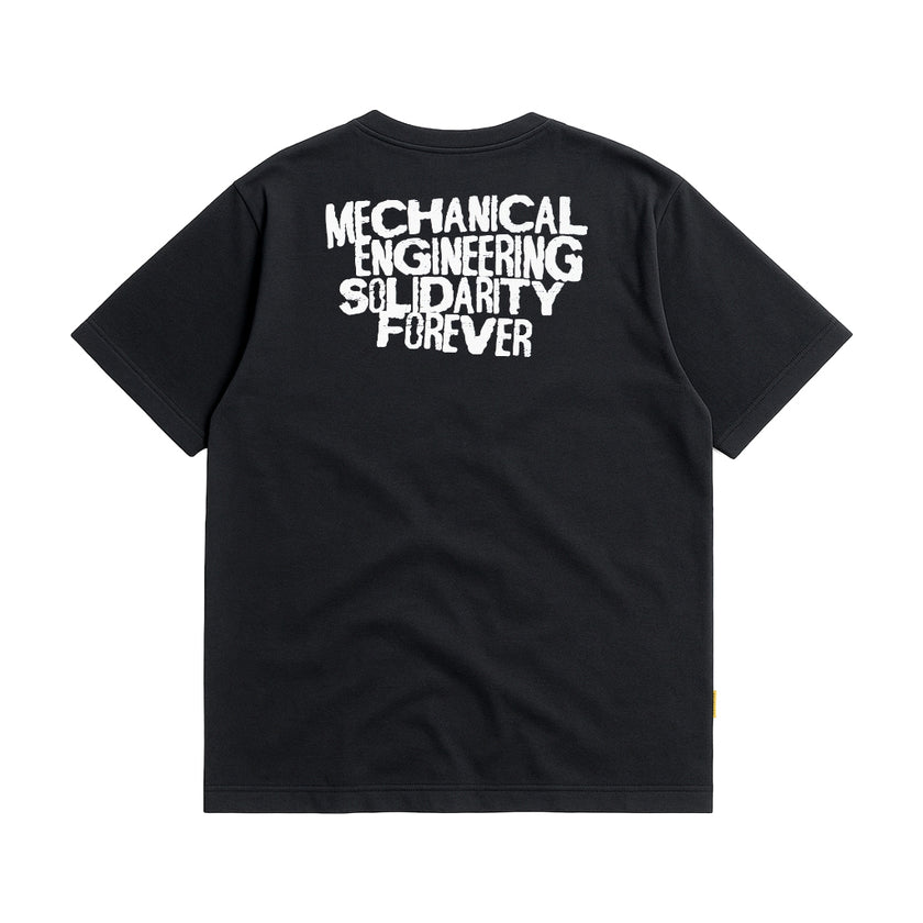 Gasket Engr Dept Series Black Mechanical Tshirt