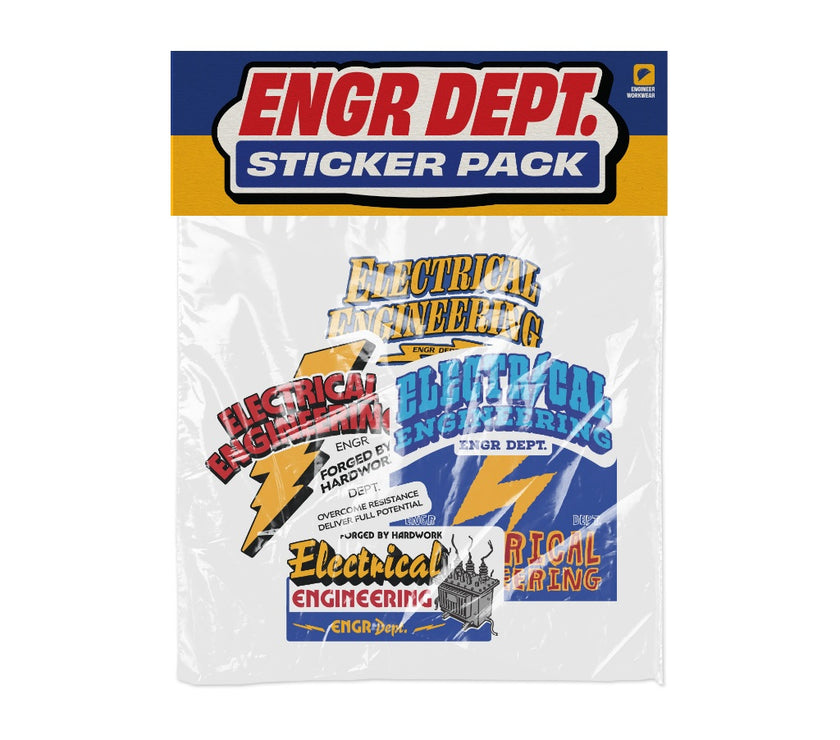Engineer Workwear - Engr Dept Series - Electrical Dept Sticker